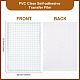 PVC Clear Self-adhesive Transfer Film DIY-WH0001-91-2