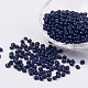 Perles de rocaille de verre opaques SEED-R032-A01-1