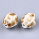 Perles en porcelaine manuelles PORC-S498-47N-2