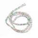 Electroplate Glass Beads Strands EGLA-S192-001A-B13-4