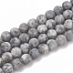 Natürliche Sesam Jaspis / Kiwi Jaspis Perlen Stränge G-T106-161-1