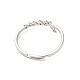 304 anillo ajustable con palabra de acero inoxidable. RJEW-L107-028P-3