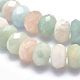 Chapelets de perles en morganite naturelle G-O170-65A-3