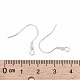 Crochets d'oreille en argent sterling X-STER-M031-02S-3