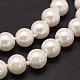 Collane di perline di vetro rotondo perla NJEW-O059-11G-10mm-2