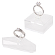 AHANDMAKER 2 Sets Acrylic Ring Display Holder RDIS-GA0001-03-1