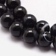 Chapelets de perles en agate rayée naturelle/agate à bandes X-G-K166-13-8mm-05-3