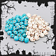 Nbeads 4 Strands 2 Colors Synthetical Turquoise Beads Strands TURQ-NB0001-16-4