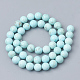 Chapelets de perles en turquoise synthétique TURQ-T001-06-2