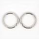 Alloy Spring Gate Rings PALLOY-H246-P-1