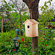 Подвесной дом из кедрового дерева тинаму AJEW-WH0017-69-7