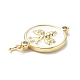 Кулоны из экологически чистой латуни с микропаве и кубическим цирконием KK-F845-23G-01-3