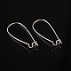 Accessoires de boucles d'oreilles fils avec cerceau rein EC221-S-1