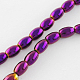 Non-magnetic Synthetic Hematite Beads Strands G-Q881-6x4mm-4-2