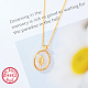 Natural White Shell Oval with Flower Pendant Necklace with 925 Sterling Silver Chains OK6796-2-2