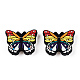 Силиконовые бусины бабочки&nbsp;SIL-N005-02-2