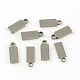 Smooth Surface 201 Stainless Steel Stamping Blank Tag Charms STAS-R064-68-1