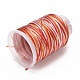 5 Rolls 12-Ply Segment Dyed Polyester Cords WCOR-P001-01B-012-2