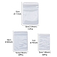 60 sacchetto rettangolare con chiusura a zip in PVC di 3 misure OPP-YW0001-02-4
