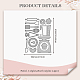 Циферблатная шкала DIY-WH0309-1966-2