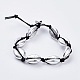 Bracelets de perles de coquille de cauris électroplaqués BJEW-JB04275-02-1