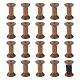 ワイヤーのための木製の空のスプール  スレッドボビン  ココナッツブラウン  4.75x3cm TOOL-WH0125-54B-1