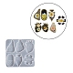 Stampi per ornamenti in bobina per badge in silicone fai da te a tema medico DIY-G079-05C-1