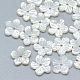 Perles de coquillage blanc naturel SSHEL-S260-051-1