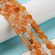 Chapelets de perles en aventurine rouge naturelle G-M420-H13-03-2
