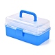 Rectangle Portable PP Plastic Storage Box CON-D007-01E-2