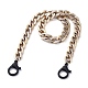 Collares de cadena de bordillo de plástico ccb personalizados NJEW-JN02881-01-1