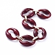 Handmade Imitation Gemstone Style Acrylic Oval Link Chains AJEW-JB00625-03-2