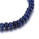 Bracelets extensibles avec perles en lapis-lazuli BJEW-H584-02-3