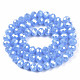 Electroplate Glass Beads Strands EGLA-A034-J8mm-A02-3