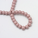 Chapelets de perles en verre peintes DGLA-S071-8mm-B24-3