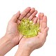 Verdes colgantes de hoja de acrílico transparente para la joya del collar fornido X-DBLA410-9-5