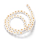 Chapelets de perle de millefiori en verre manuelles X1-LAMP-J035-8mm-23-3