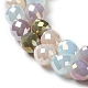 Chapelets de perles en verre électrolytique  GLAA-B013-01E-3