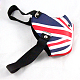 Couvre-bouche à motif de drapeau national britannique en cuir pu punk AJEW-O015-03-6