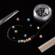 Cordon de cristal élastique japonais rond X-EW-G008-01-0.8mm-7