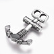304 Stainless Steel Hook Clasps STAS-O101-51AS-2