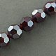 Electroplate Glass Beads Strands EGLA-R018-8mm-9-2