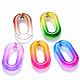 Двухцветные прозрачные акриловые кольца OACR-S036-006A-N-1