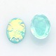 Oval Resin Imitated Opal Cabochons CRES-L007-04-2