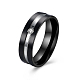Regali di san valentino anelli per uomo in acciaio al titanio con zirconi cubici RJEW-BB16425-7-1