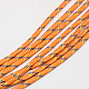 7つのインナーコアポリエステル＆スパンデックスコードロープ  ロープブレスレット作りに  オレンジ  4mm  約109.36ヤード（100m）/バンドル  420~500グラム/バンドル RCP-R006-028-2