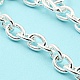 Ion Plating(IP) 304 Stainless Steel Cable Chain Bracelets BJEW-D030-16S-3