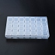 Recipientes rectangulares de almacenamiento de perlas de polipropileno (pp) CON-N012-09A-1