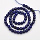 Faceted Round Natural Lapis Lazuli Beads Strands G-E302-081-6mm-2