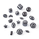 Craftdady 135Pcs 9 Styles Non-magnetic Synthetic Hematite Beads G-CD0001-12-3